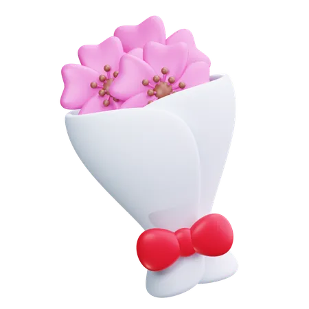 Bouquet de fleurs  3D Icon