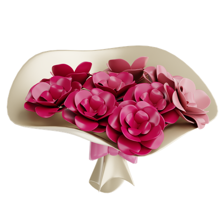 Bouquet de fleurs  3D Icon