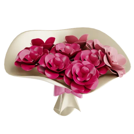 Bouquet de fleurs  3D Icon