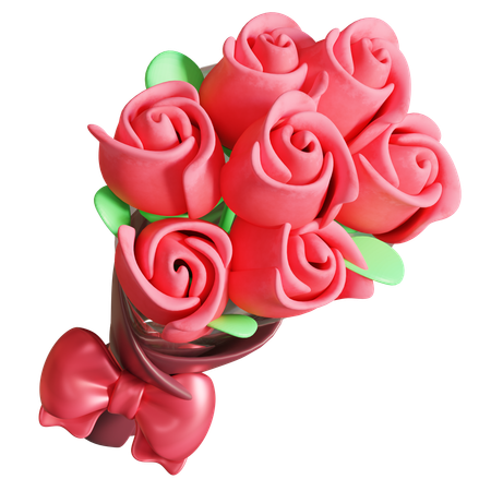 Bouquet de fleurs  3D Icon