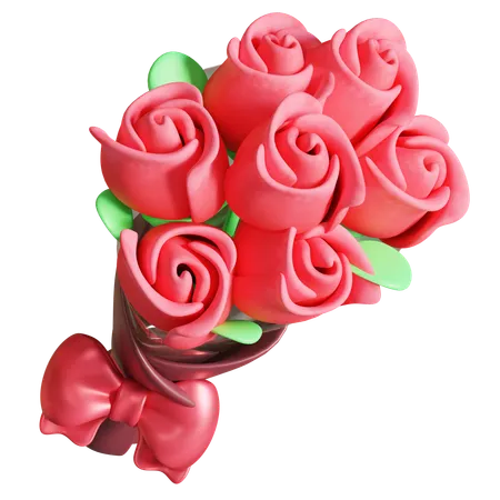 Bouquet de fleurs  3D Icon