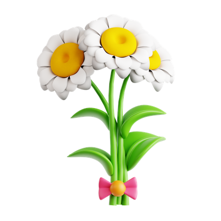 Bouquet de fleurs  3D Icon