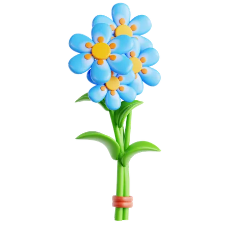 Bouquet de fleurs  3D Icon