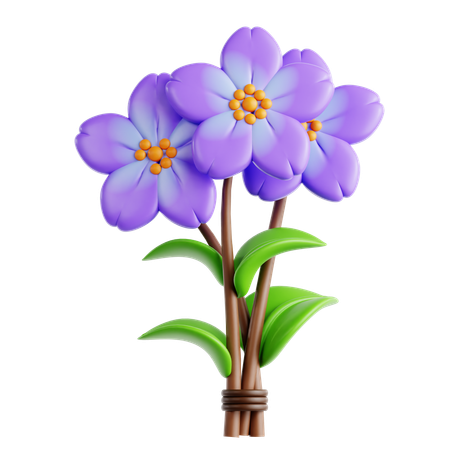 Bouquet de fleurs  3D Icon