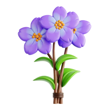 Bouquet de fleurs  3D Icon