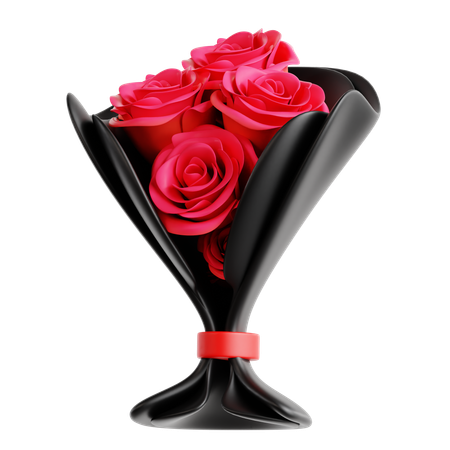 Bouquet de fleurs  3D Icon