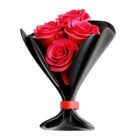 Bouquet de fleurs  3D Icon