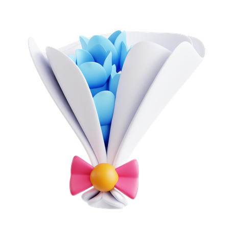 Bouquet de fleurs  3D Icon