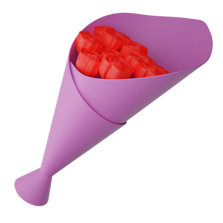 Bouquet de fleurs  3D Icon