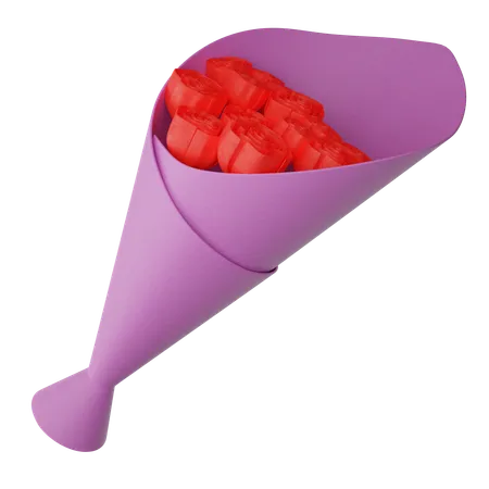 Bouquet de fleurs  3D Icon