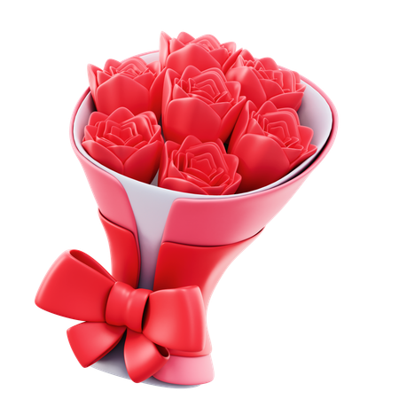 Bouquet de fleurs  3D Icon