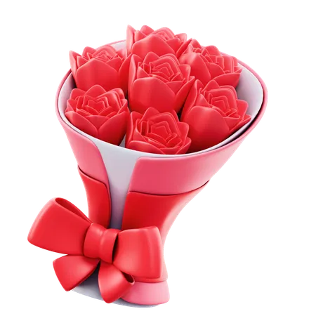 Bouquet de fleurs  3D Icon