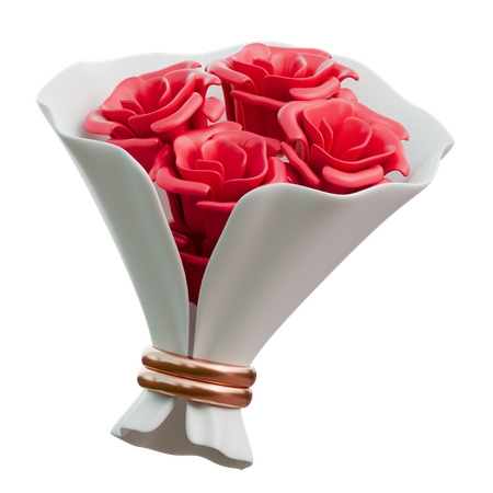 Bouquet de fleurs  3D Icon