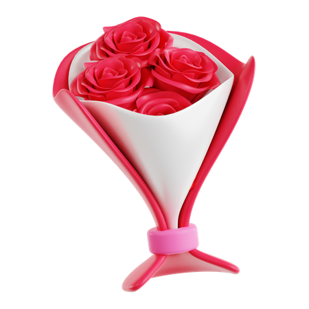 Bouquet de fleurs  3D Icon