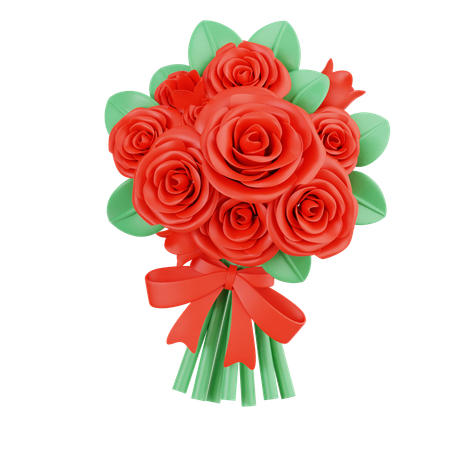 Bouquet de fleurs  3D Icon