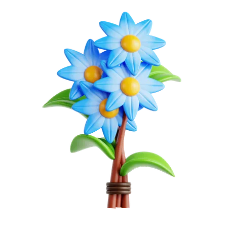 Bouquet de fleurs 21  3D Icon