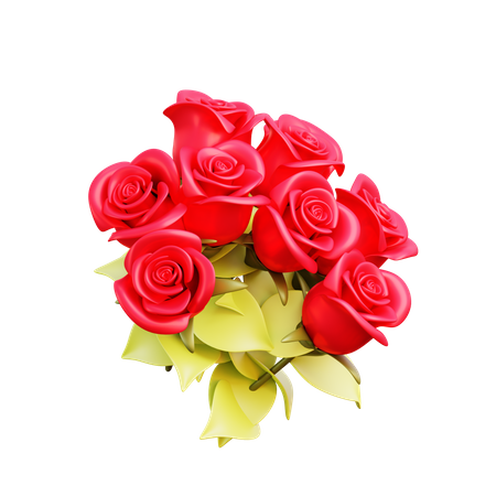 Bouquet de fleurs  3D Icon