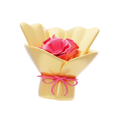 Bouquet de fleurs  3D Icon