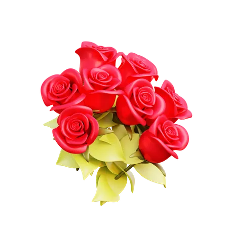 Bouquet de fleurs  3D Illustration