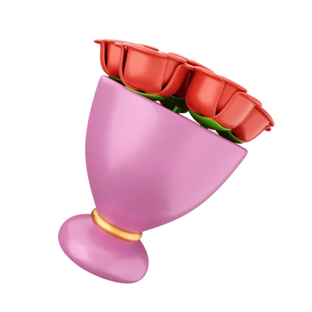 Bouquet de fleurs  3D Icon