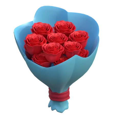 Bouquet de fleurs  3D Icon