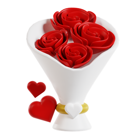 Bouquet de fleurs  3D Icon