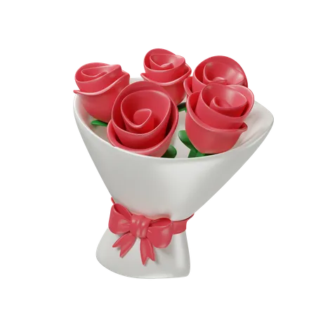 Bouquet de fleurs  3D Icon