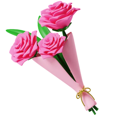 Bouquet de fleurs  3D Icon