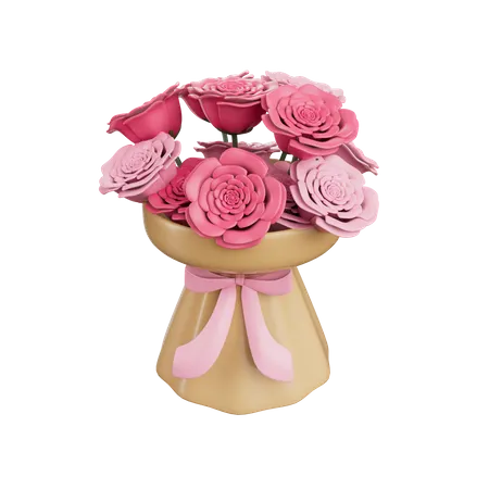 Bouquet de fleurs  3D Icon