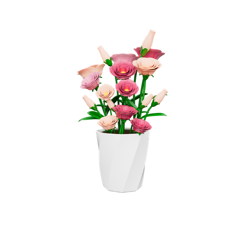 Bouquet de fleurs  3D Icon