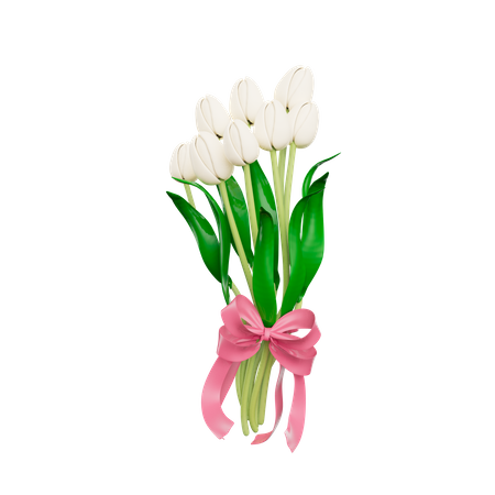 Bouquet de fleurs  3D Icon