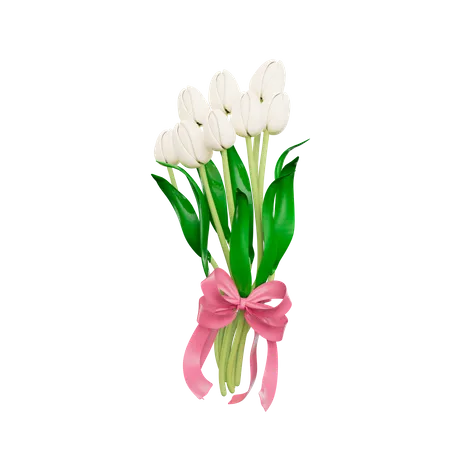 Bouquet de fleurs  3D Icon