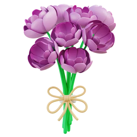 Bouquet de magnolia classique  3D Icon