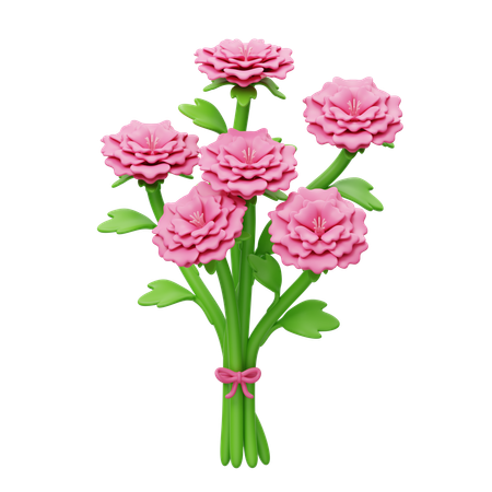 Bouquet de pivoines  3D Icon