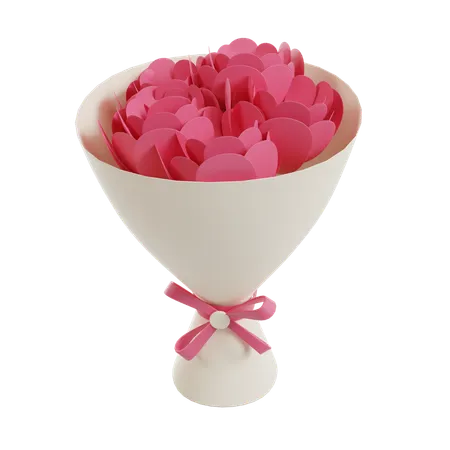 Bouquet de roses  3D Icon