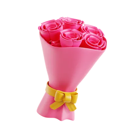 Bouquet de fleurs  3D Icon