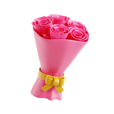 Bouquet Flower  3D Icon