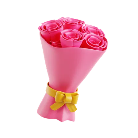 Bouquet Flower  3D Icon