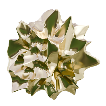 Bouquet Flowers Abstract Shape  3D Icon
