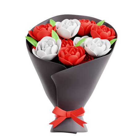 Bouquet indonésien  3D Icon