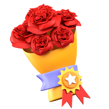 Bouquet Of Flower  3D Icon