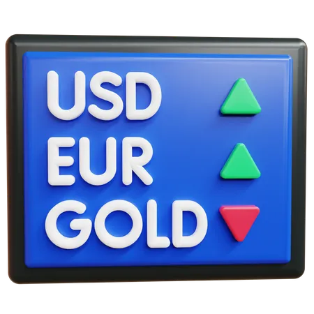 Bourse  3D Icon