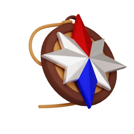 Boussole  3D Icon