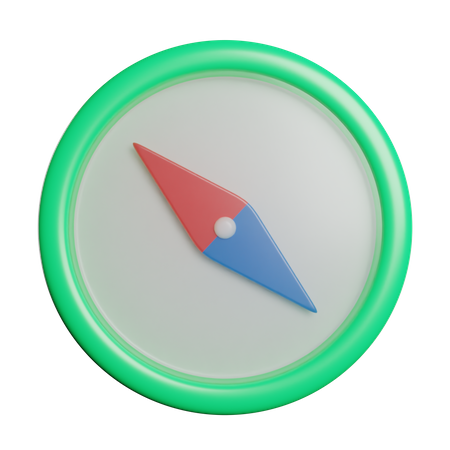 Boussole  3D Icon