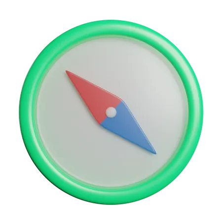 Boussole  3D Icon