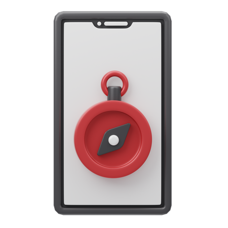 Boussole  3D Icon