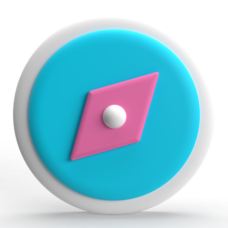 Boussole  3D Icon