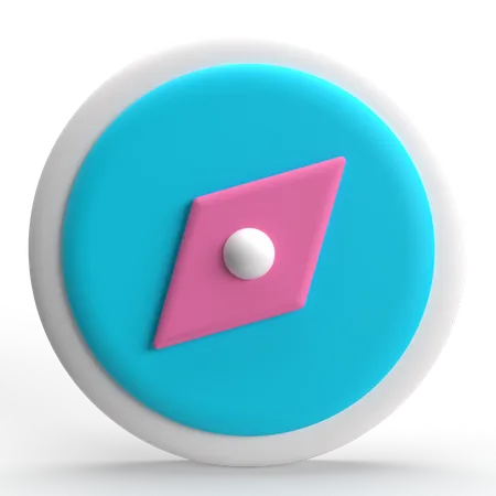 Boussole  3D Icon