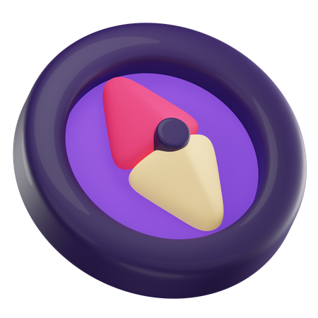 Boussole  3D Icon