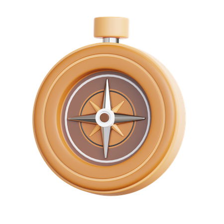 Boussole  3D Icon